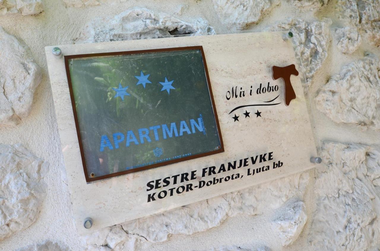 Appartement Tau Mir I Dobro à Kotor Extérieur photo